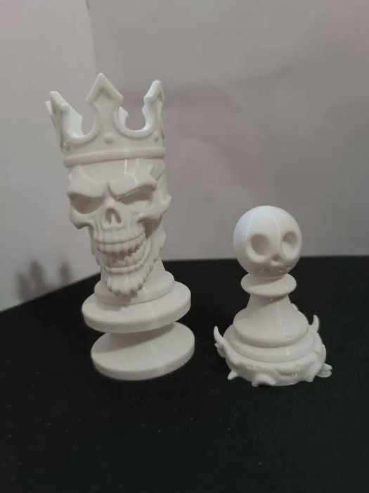 Ексклюзивний набір фігур для шахів“Skull Edition”/ фигуры для шахмат/
