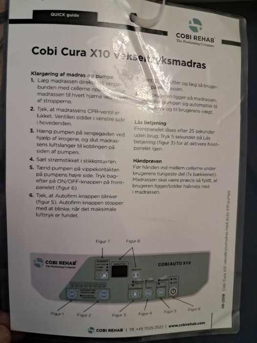 Матрас противопролежневый Cobi Cura X10 vekseltrykmadras