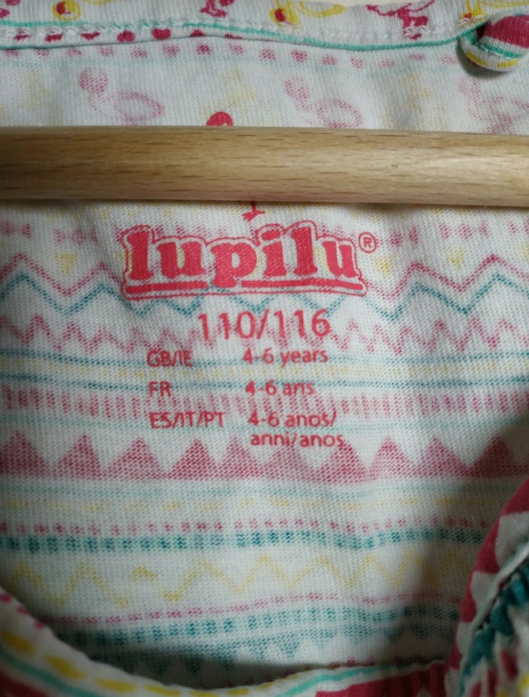 Lupilu kombinezon dziewczęcy letni bawełniany krótki 110-116