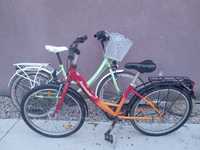 Dwa rowery miejskie 24 cale