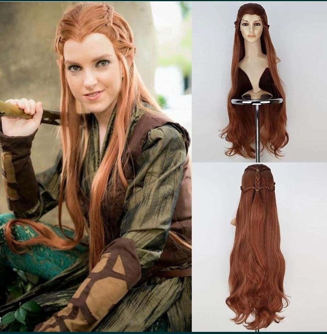 Peruka długie włosy w stylu Elf Tauriel