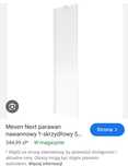 Parawan pryszicowy 70x150 + listwa przyscirnna, wspornik