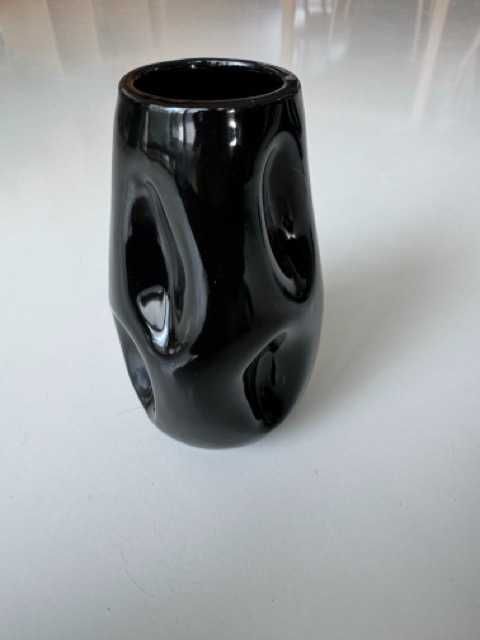 wazon Home&You darcos – czarna porcelana - nowoczesny