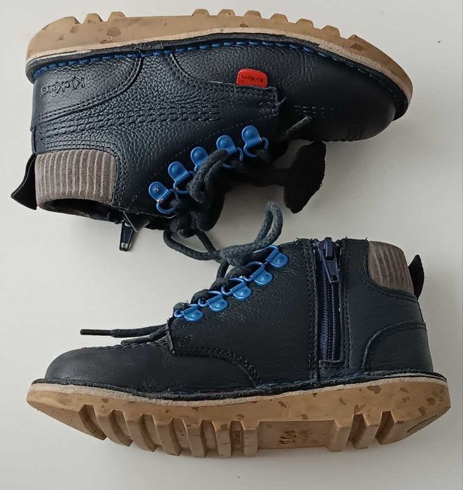 ШКІРА! Високі дитячі кросівки, хайтопи, ботинки Kickers (Франція) 29р