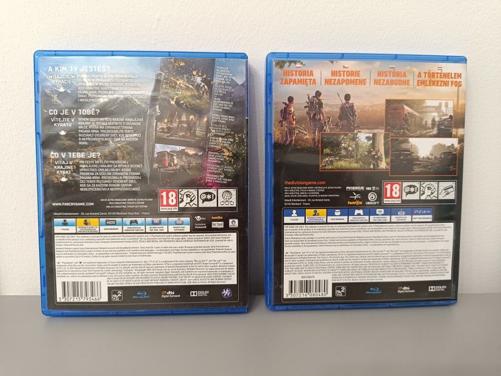 Gry PS4: Call of Duty WW2, Watch_ Dogs, Farcry4, The Division2