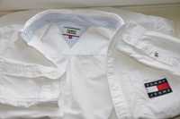 Белая мужская рубашка Tommy Jeans S невысокий рост хлопок женская