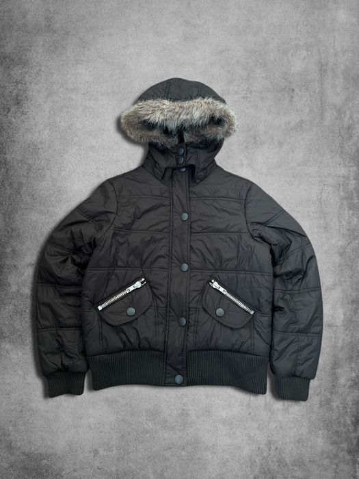 Зимова Куртка Y2k Fur Bomber jacket / Хутро Вінтаж