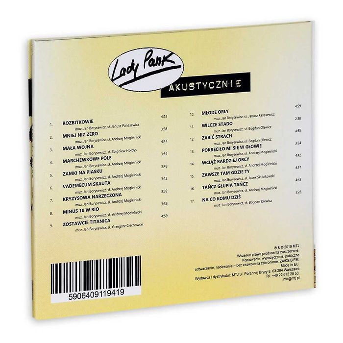 Lady Pank: Akustycznie - Mała wojna (reedycja 2019) (CD)