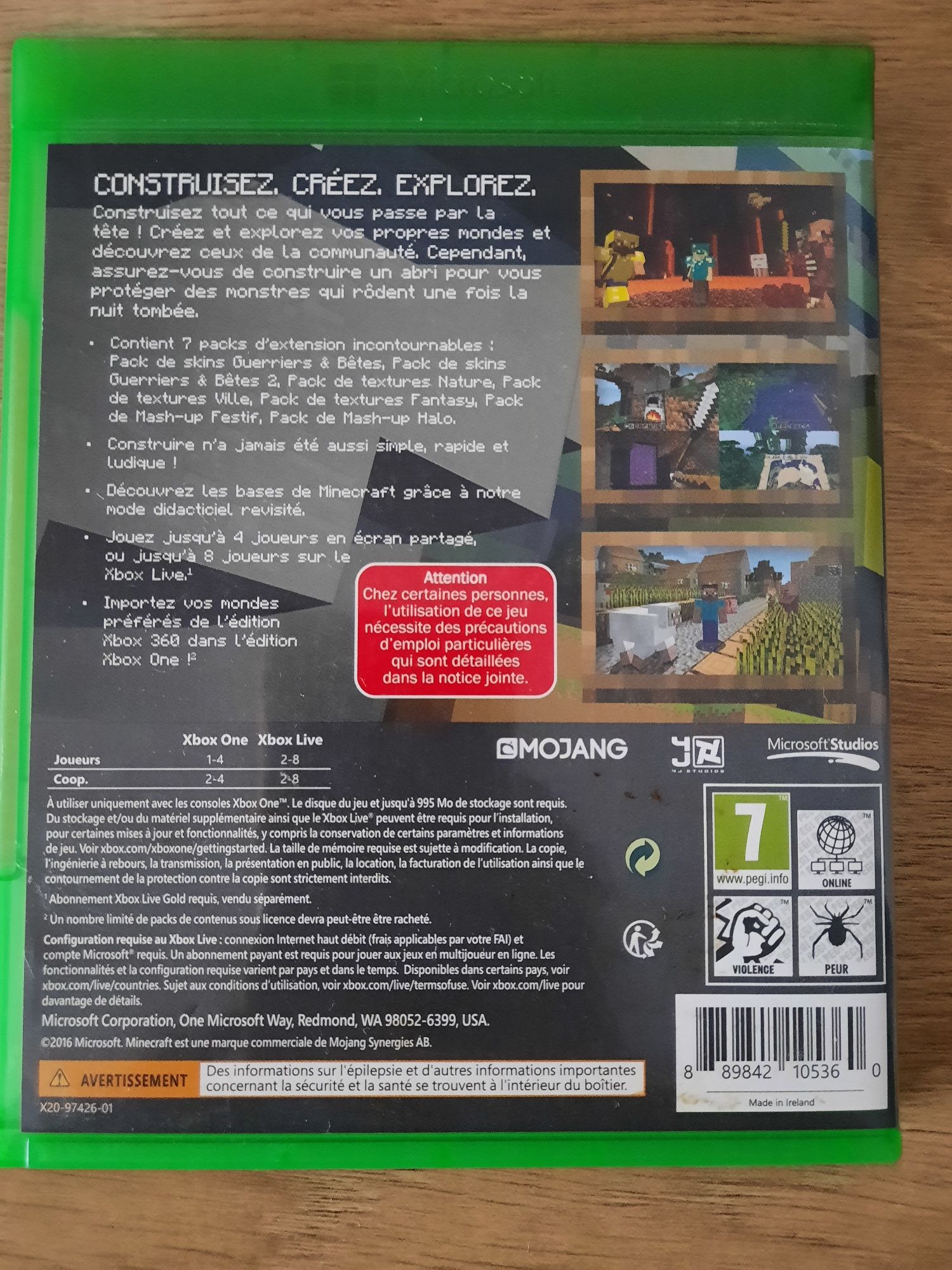 Gra Minecraft XBOX ONE