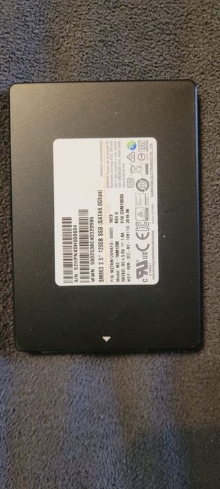 Твердотільний накопичувач (SSD) Samsung SM863 120GB