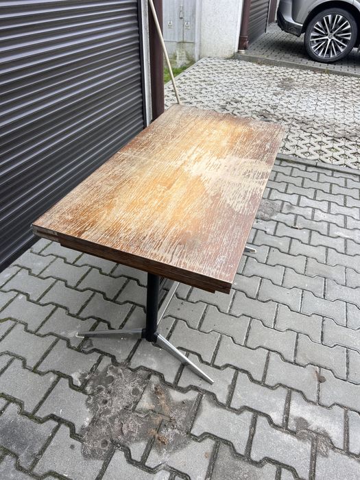 Stół ława rozkładana PRL