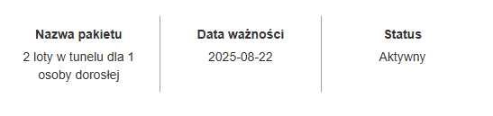 Voucher Flyspot Warszawa Katowice Wrocław Gdańsk