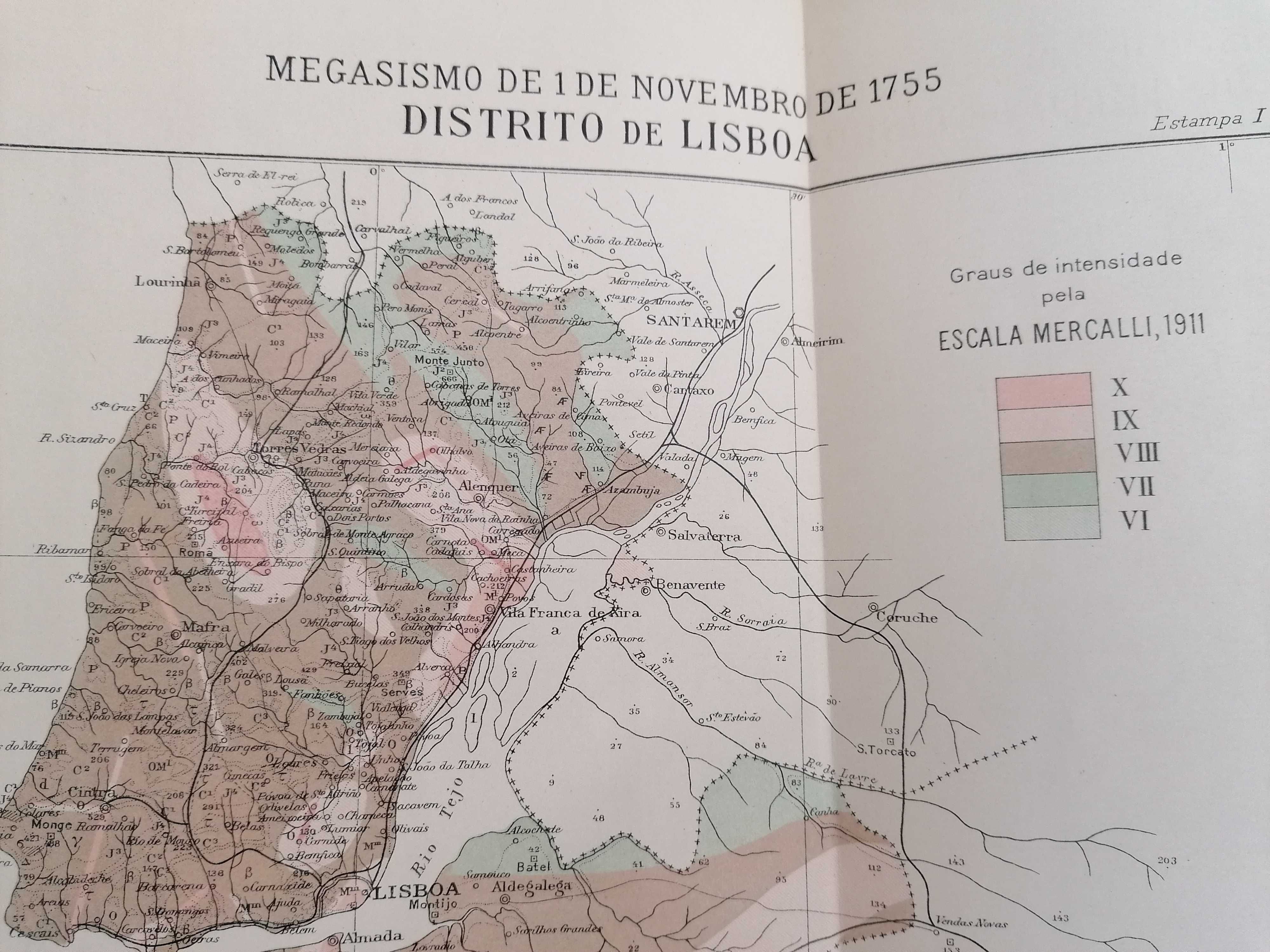 Livro de 1932 sobre o Terremoto de 1755