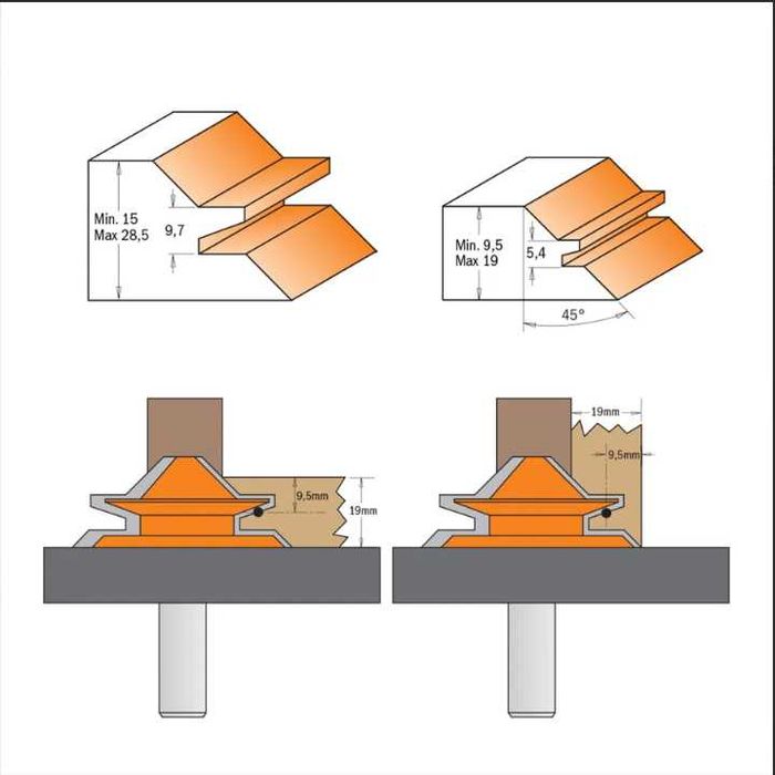 CMT C955 Frez do połączeń kątowych Rezerwacja Tomek
