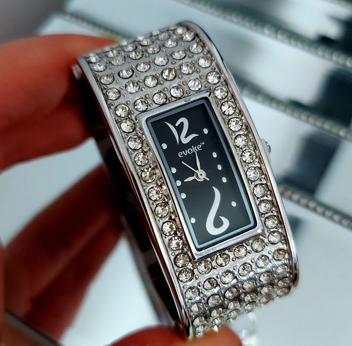 Zegarek srebrny bransoleta