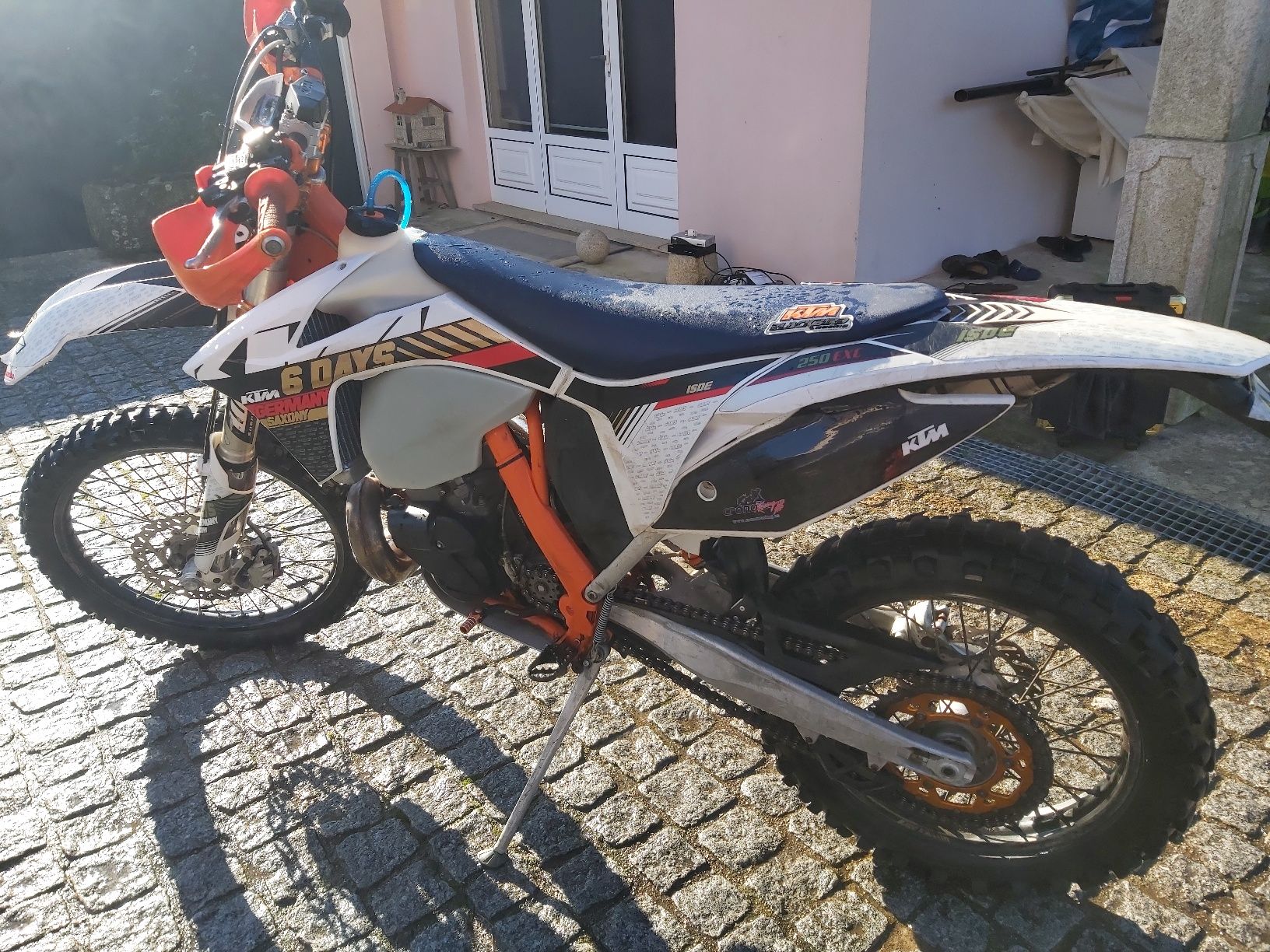 Ktm exc 250 six days troco por moto 4