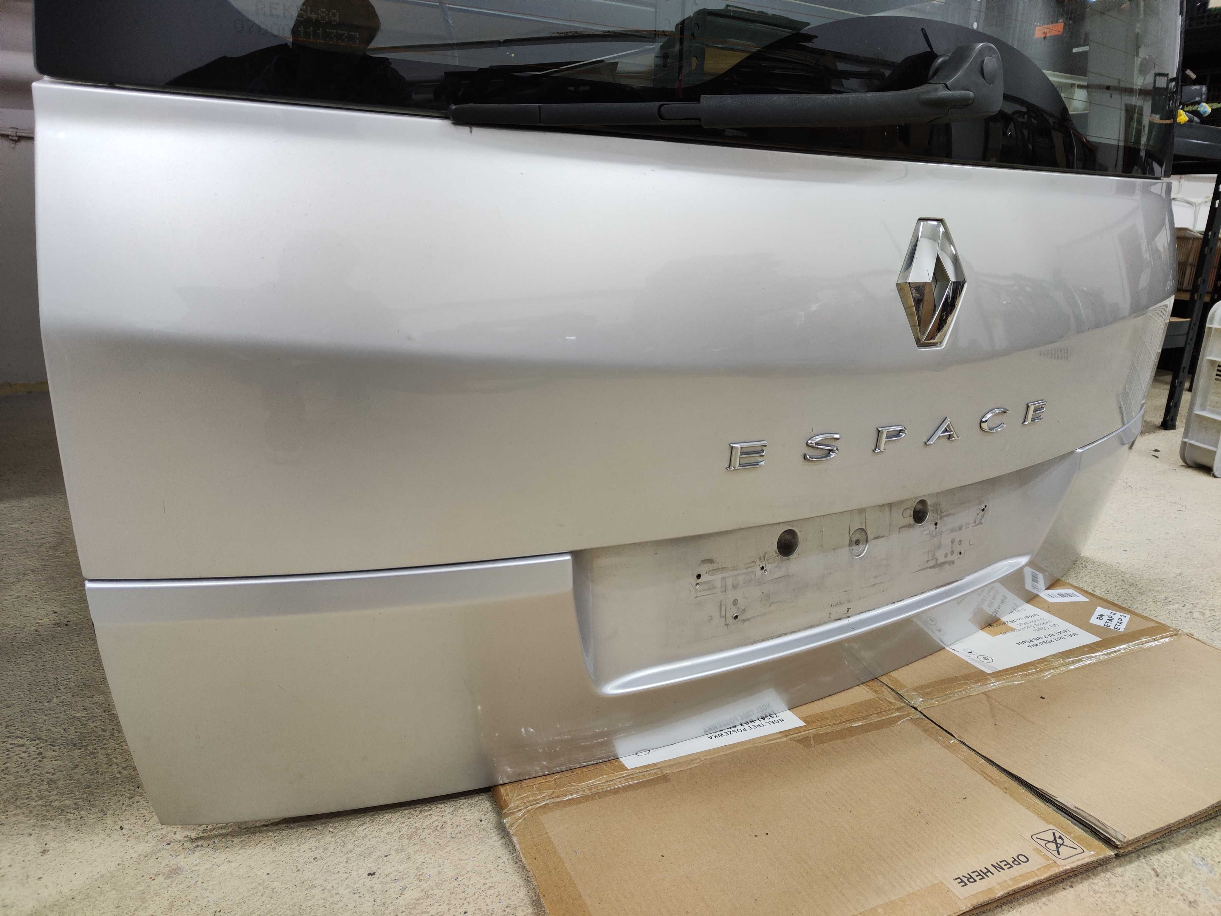 Renault Espace 4 - Klapa bagażnika - TED69 - SREBRNA