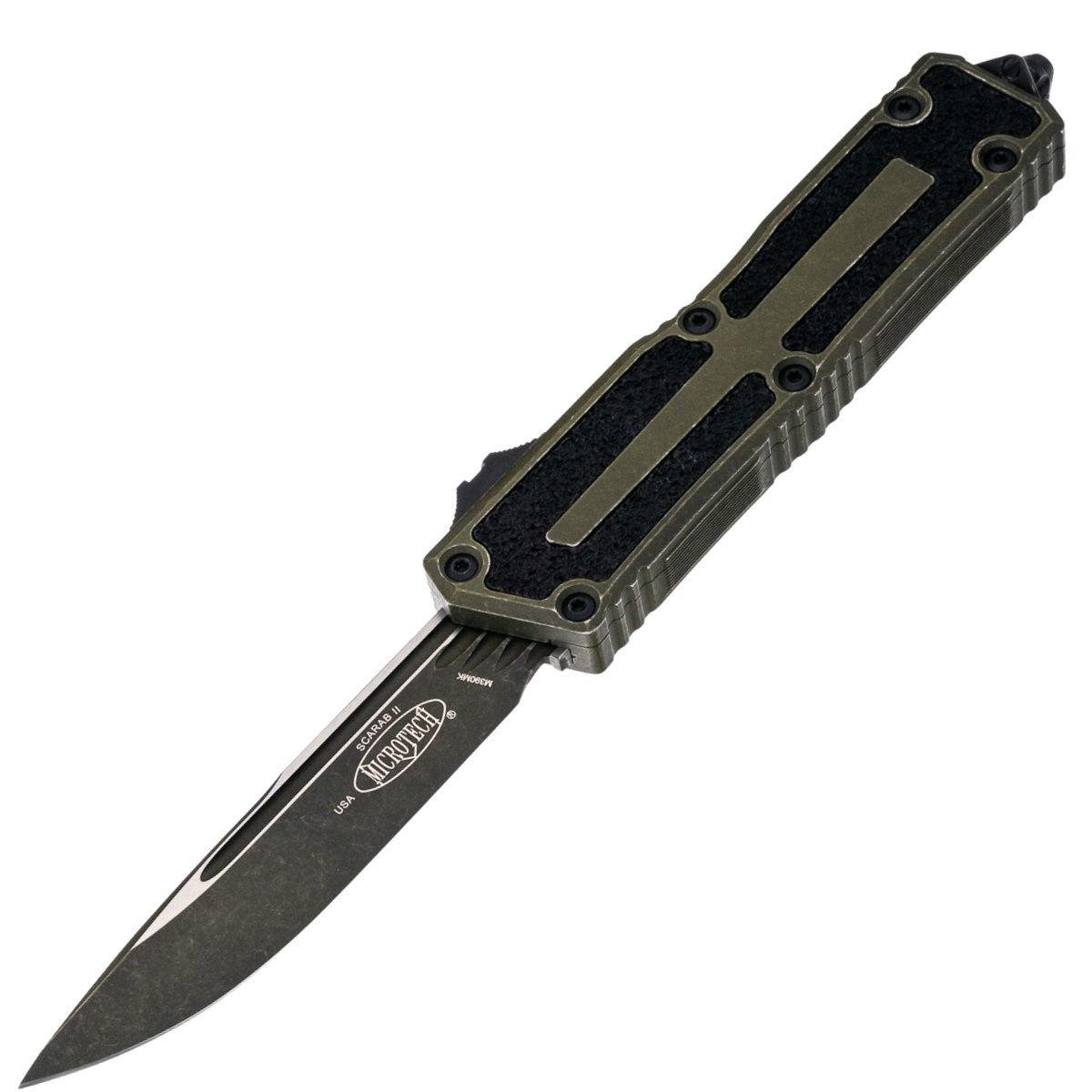 Nóż automatyczny OTF Microtech Scarab II S/E Gen III Weathered Grenad