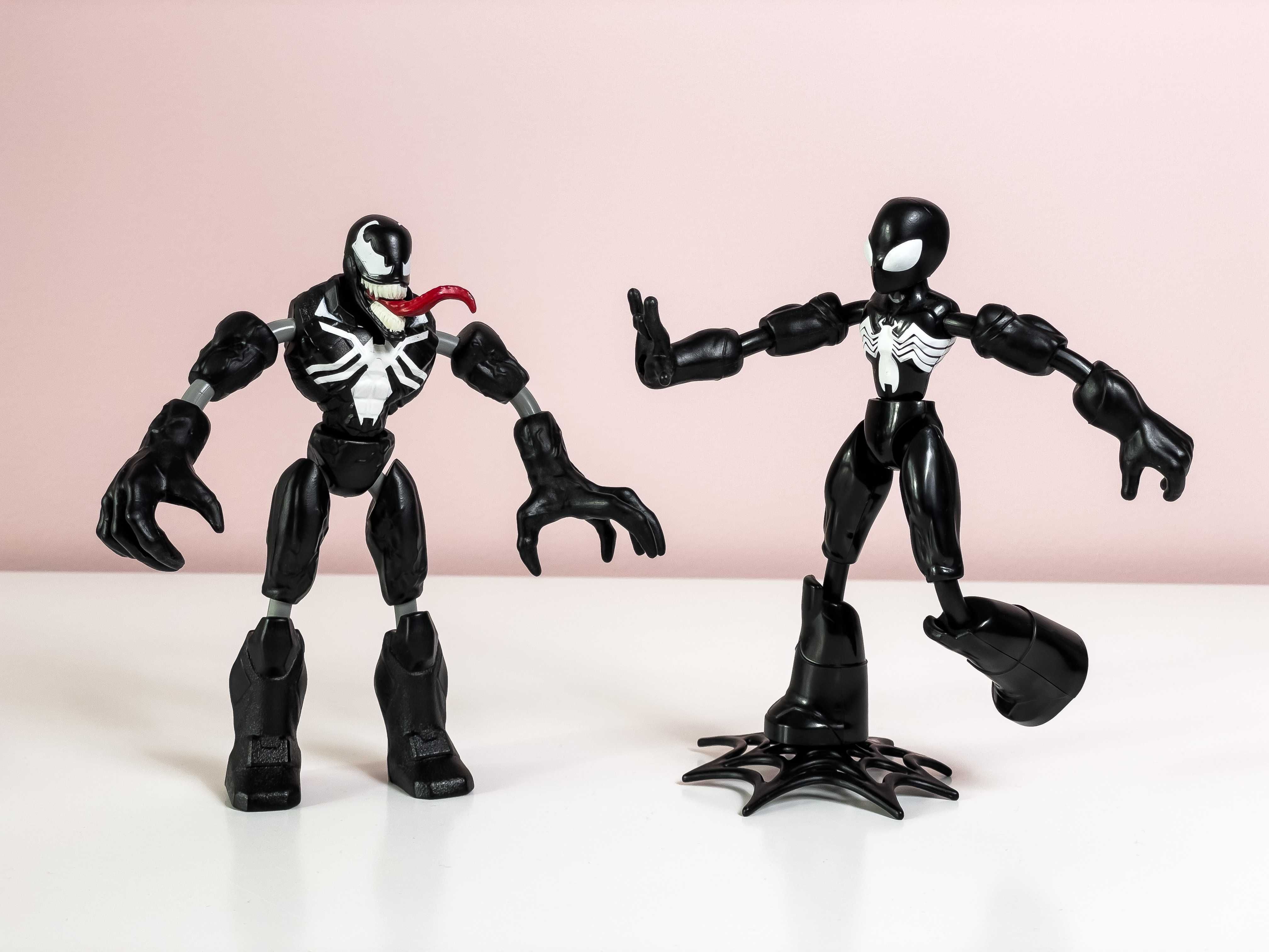 Venom i Spider Man - zestaw Bend N Flex - Marvel / Hasbro