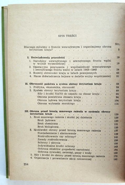 OBRONA TERYTORIUM KRAJU, Biblioteka Wiedzy Wojskowej, Chocha, 1967