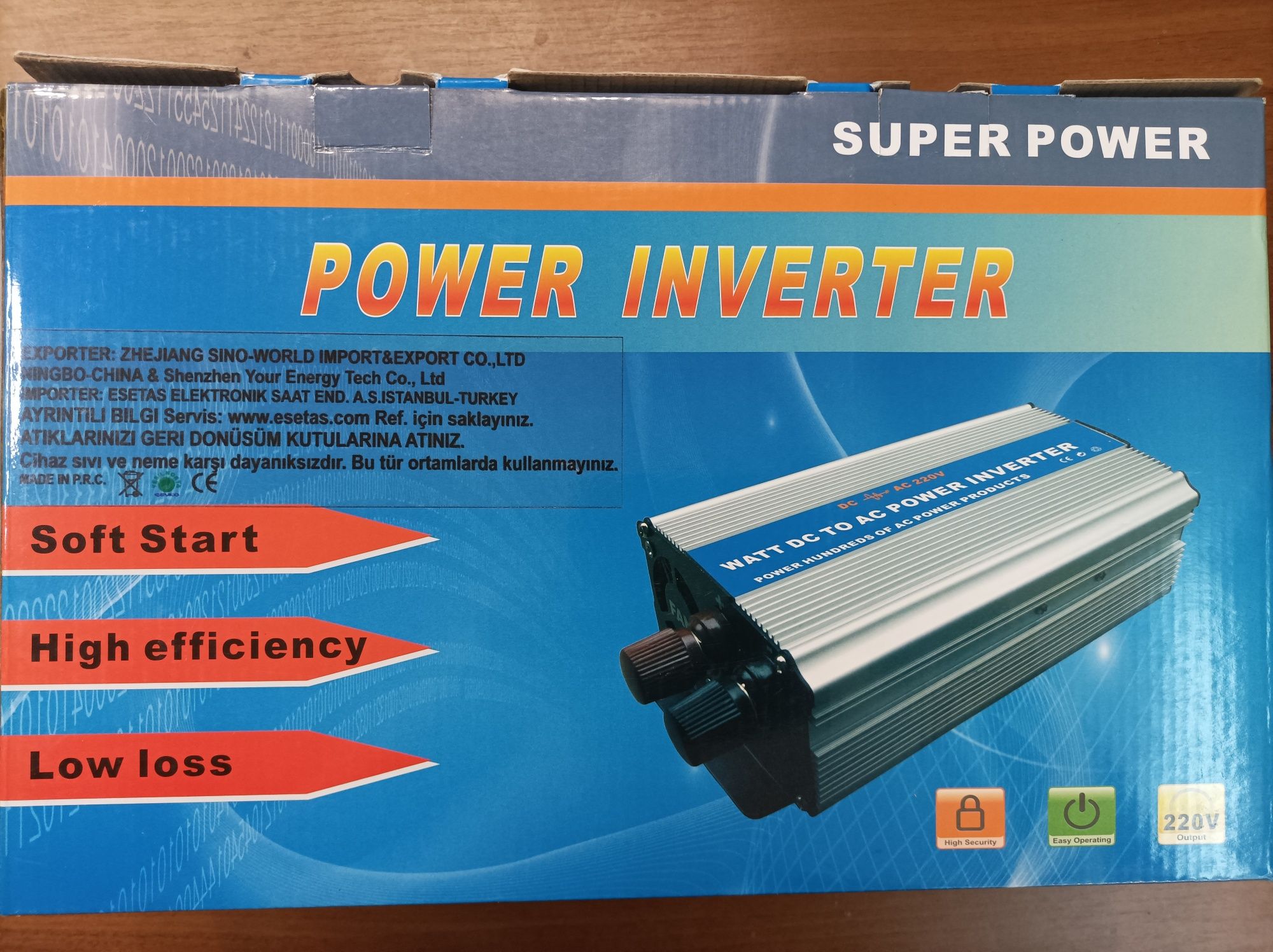 Инвертор для дома на 1000 Вт  Power Inverter 1
