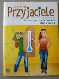 Szkolni przyjaciele. Matematyka. Karty ćwiczeń. Klasa 2. Część 1.