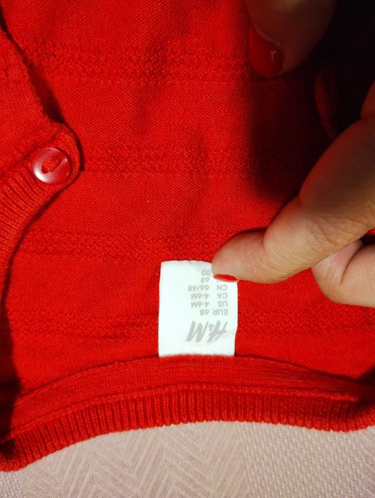 Conjunto body e casaco algodão 6meses