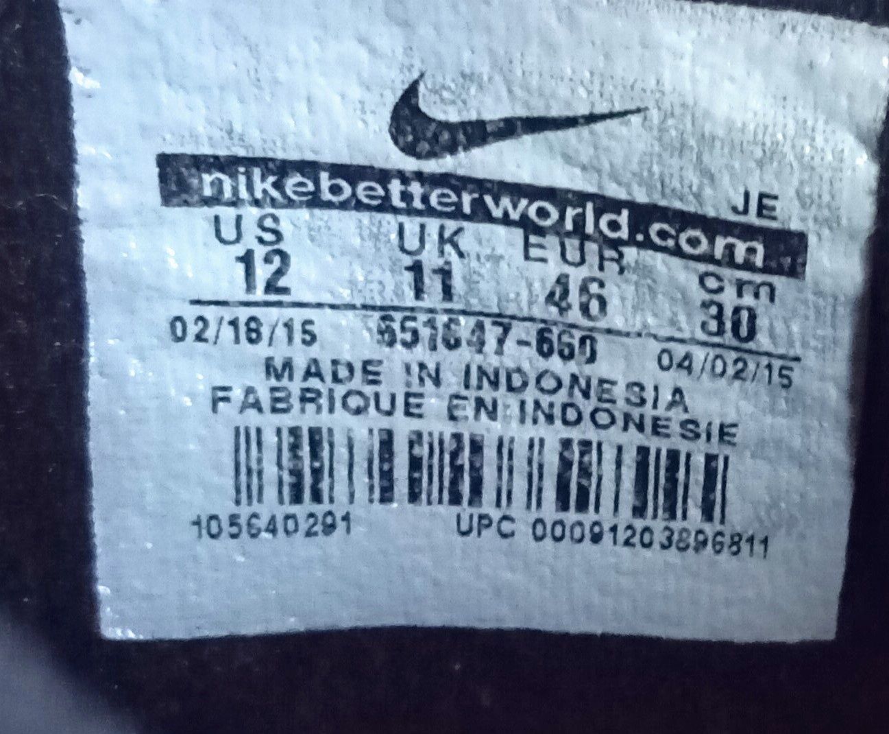Chuteiras de futebol Nike Mercurial N.46.