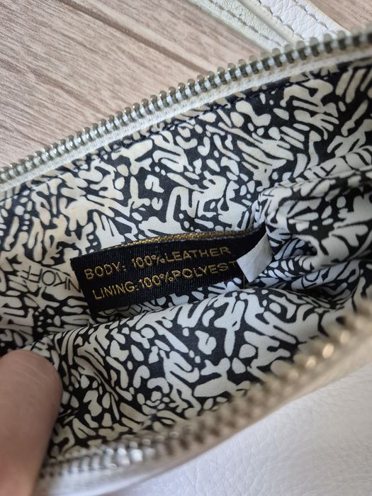 Mała kopertówka torebka biała Rebecca Minkoff używana