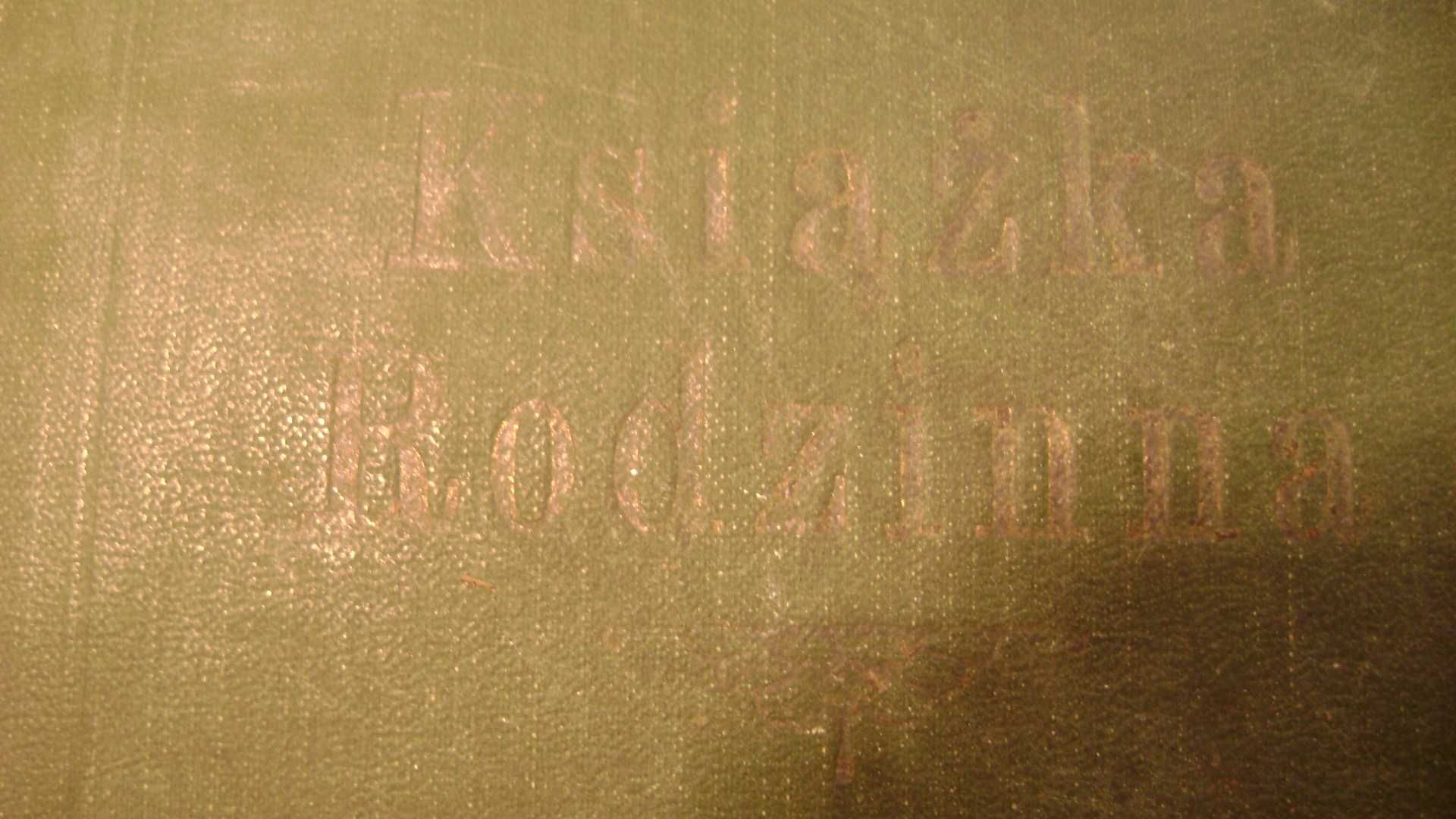 Starocie z PRL - Gdynia = Książka Rodzinna z 1935r. kompletna Oksywie