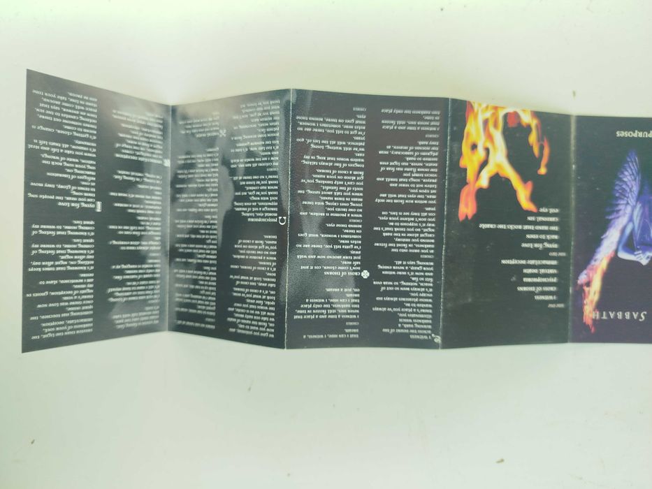 Black Sabbath Cross Purposes kaseta IRS