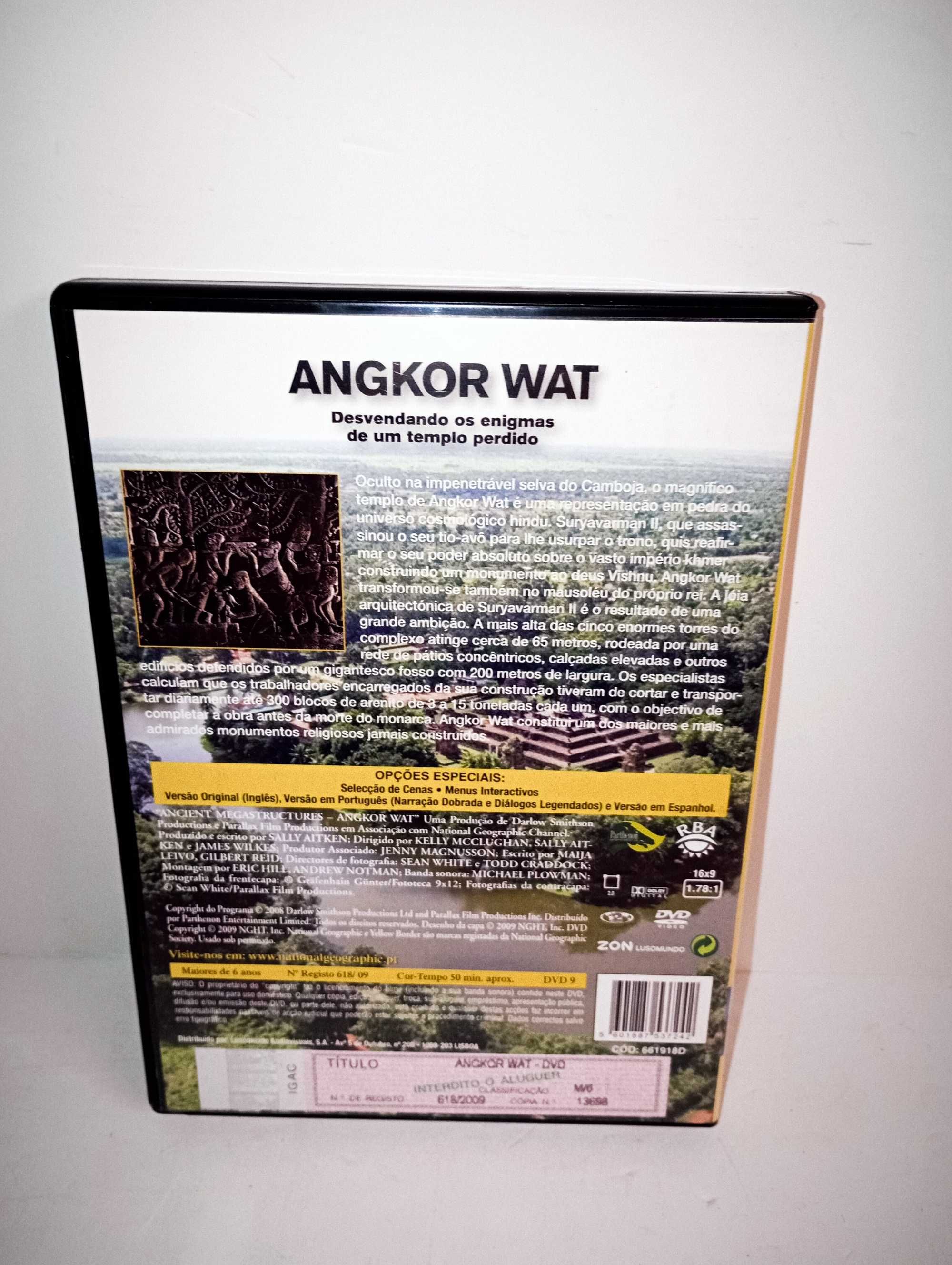 ANGKOR WAT - Desvendando os enigmas de um templo Perdido(DVD)