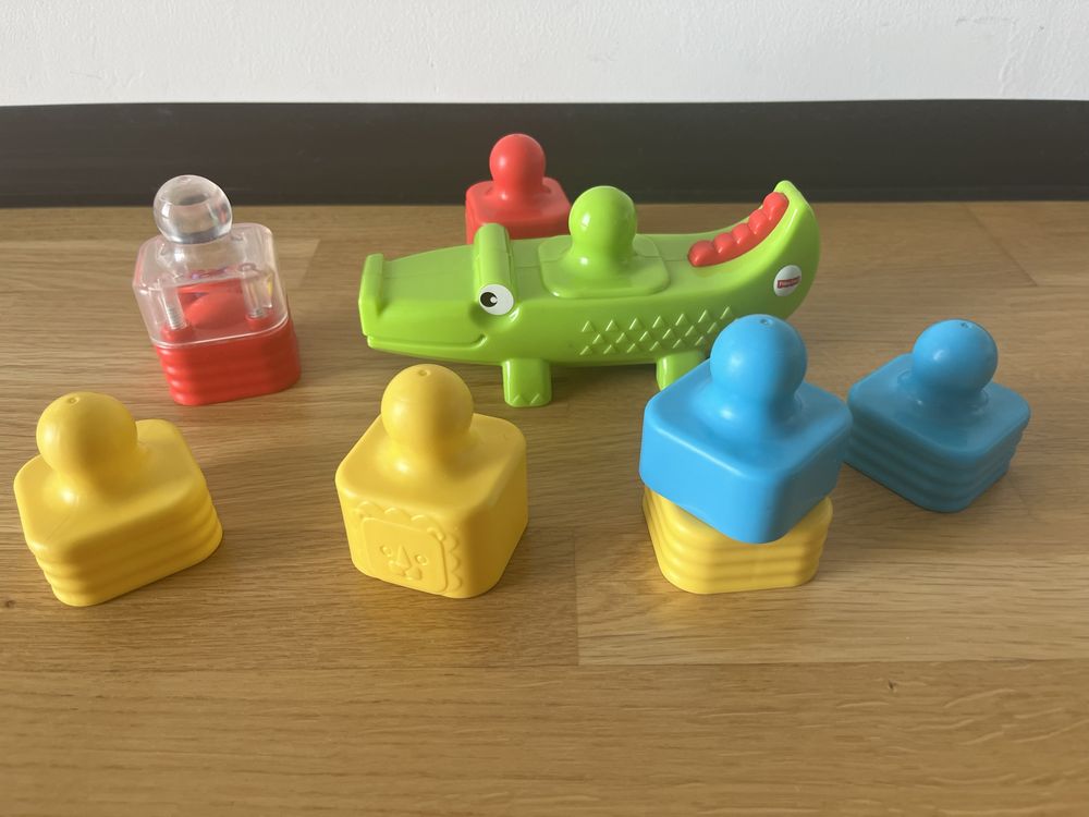 Krokodyl fisher price układanka nakładanka