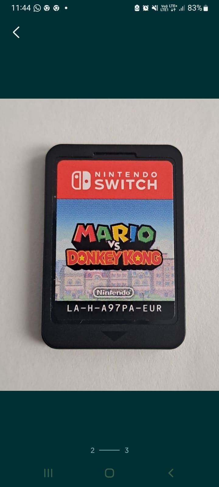 Gra na Nintendo Switch Mario vs Donkey Kong