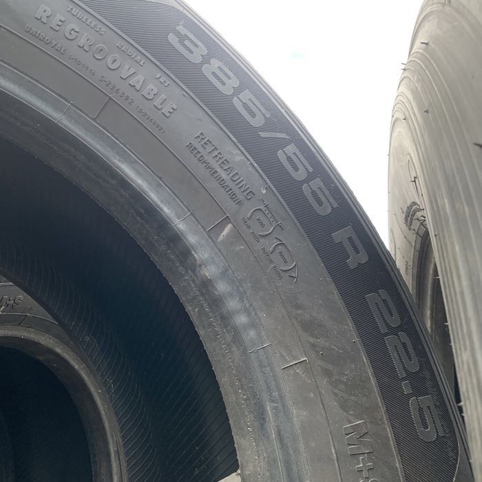 385/55R22.5 Unitoyal TH40 5mm 2020рік 2шт