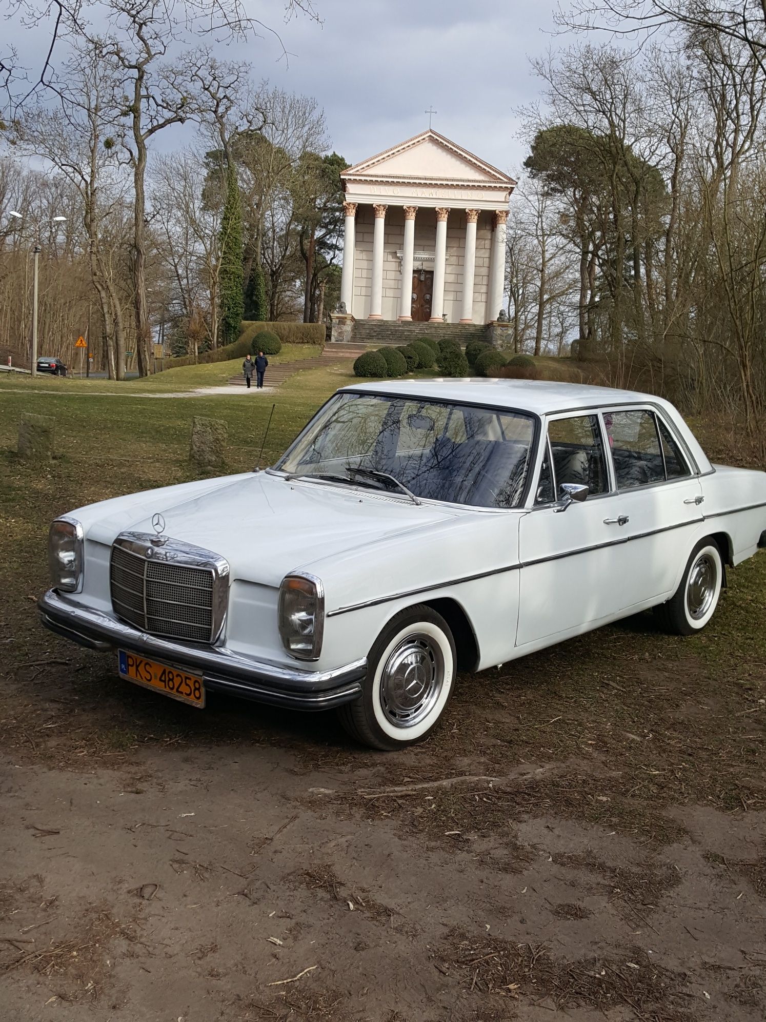 Mercedes zabytkowe Auto. Samochód do ślubu