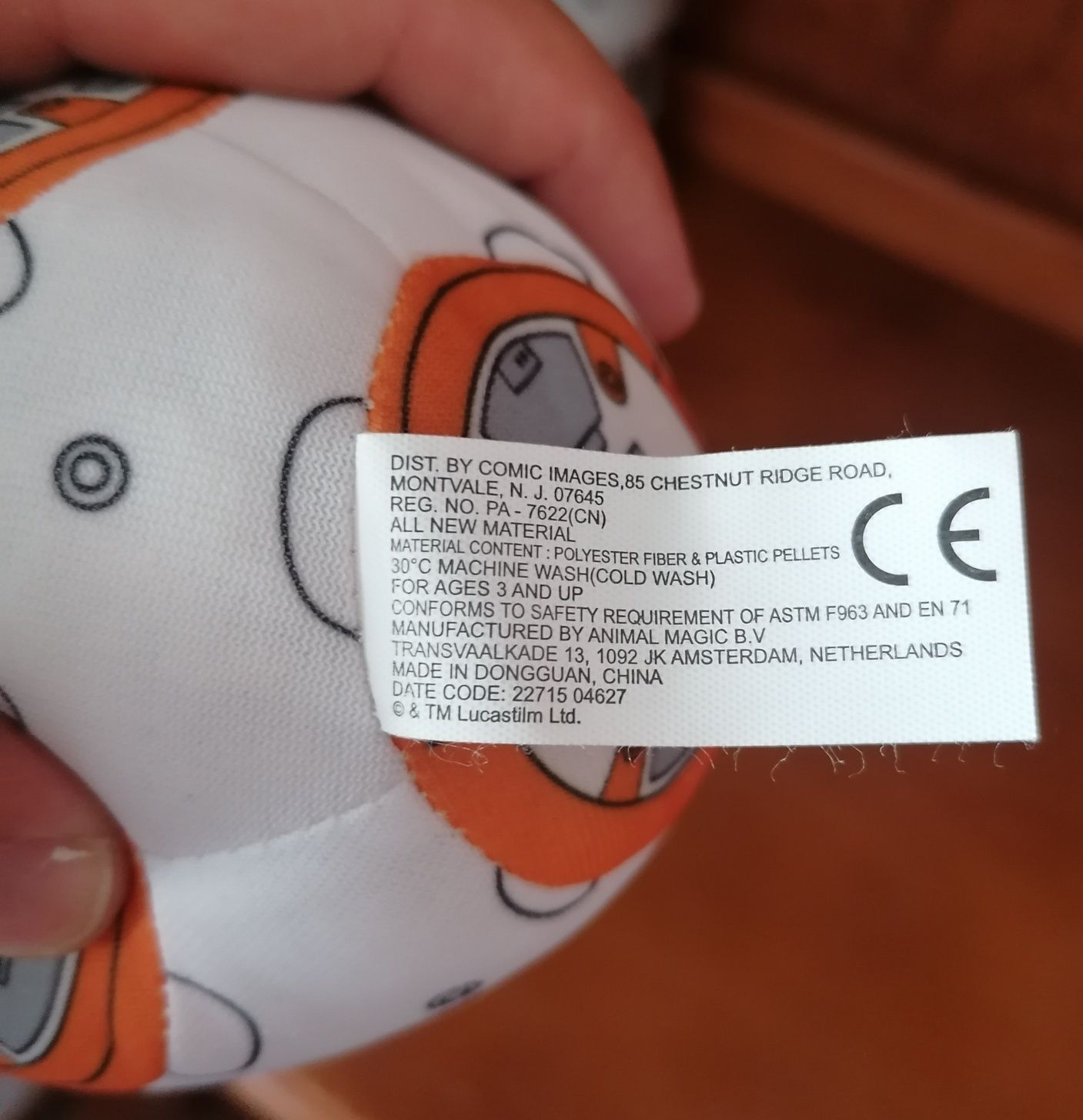 Peluche 16 cm - BB8 - Star Wars - Disney