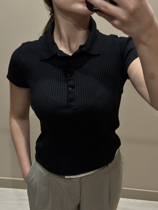 Поло футболка zara