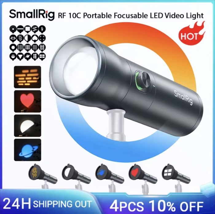 Чорна п'ятниця‼️SmallRig відео ліхтар RGB 10W | портативне світло