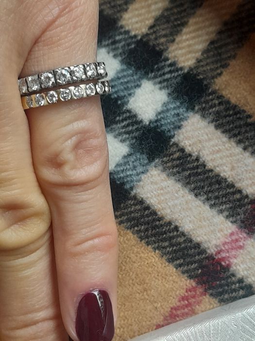 R.13 Obrączka Iskrzące Brylanty 0.55ct Złoto 585 WYCENA