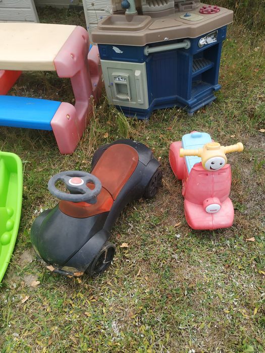 Zestaw zabawek ogrodowych dla dzieci domek Smoby kuchnia little tikes