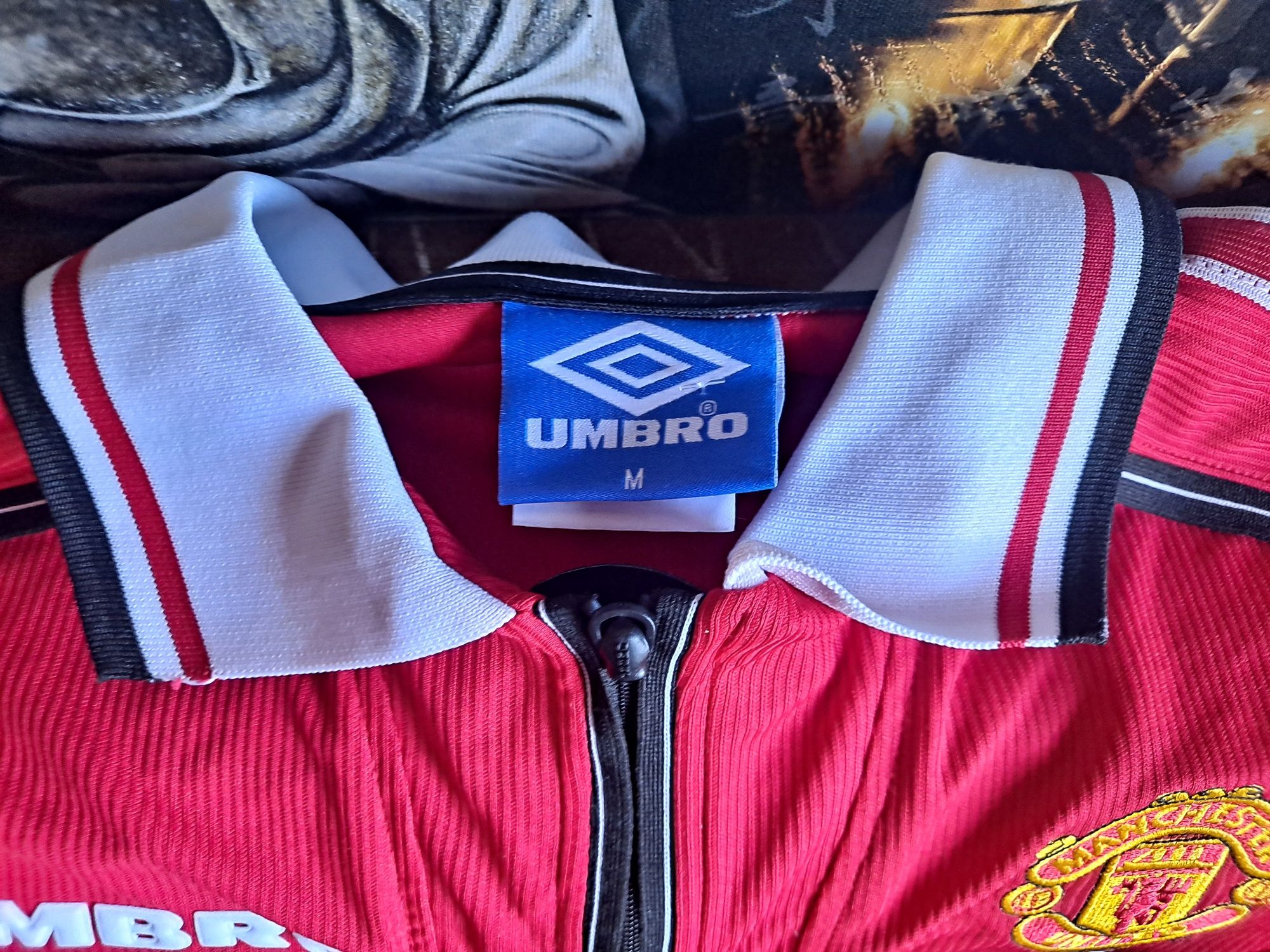 Bluza koszulka Manchester United David Beckham M-ka unikat stan igła