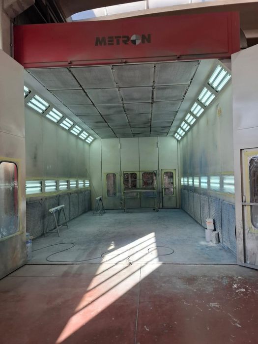 Kabina lakiernicza Metron 8,4 x 5 x 4 PRZEJAZDOWA