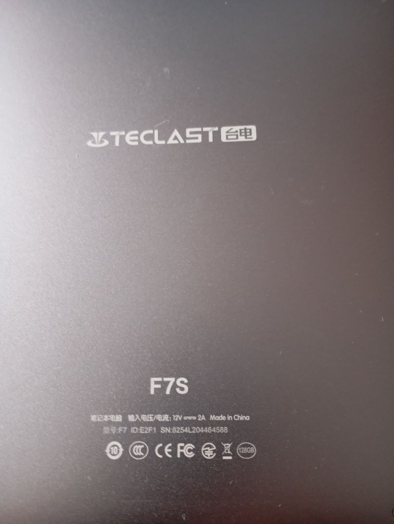 Notebook teclast f 7s Windows