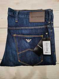 EMPORIO ARMANI Slim oryginalne nowe spodnie  roz. 33/34 Darmowa Dostaw