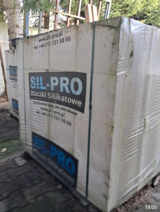 bloczki silikatowe oryginalnie spakowane  firma Sil-pro 24 palet-4
