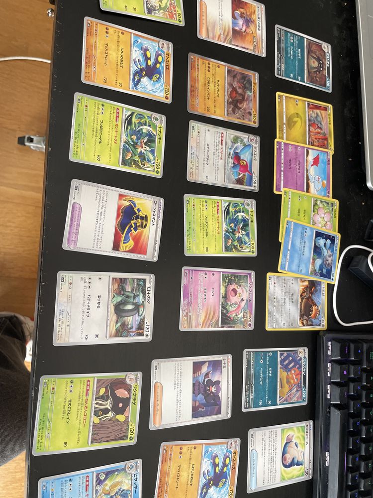 Cartas pokemon japonesas e coreanas