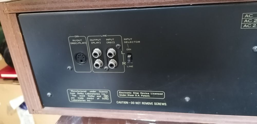 Pioneer stereo cassette tape deck CT-F7272