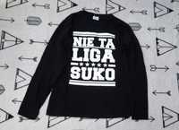 Koszulka longsleeve czarna nie ta liga suko rozmiar S