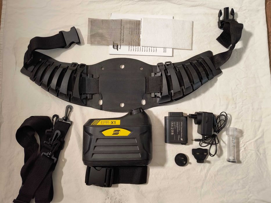 Przyłbica spawalnicza Esab Sentinel a50 + nawiew Esab EPR-X1.1